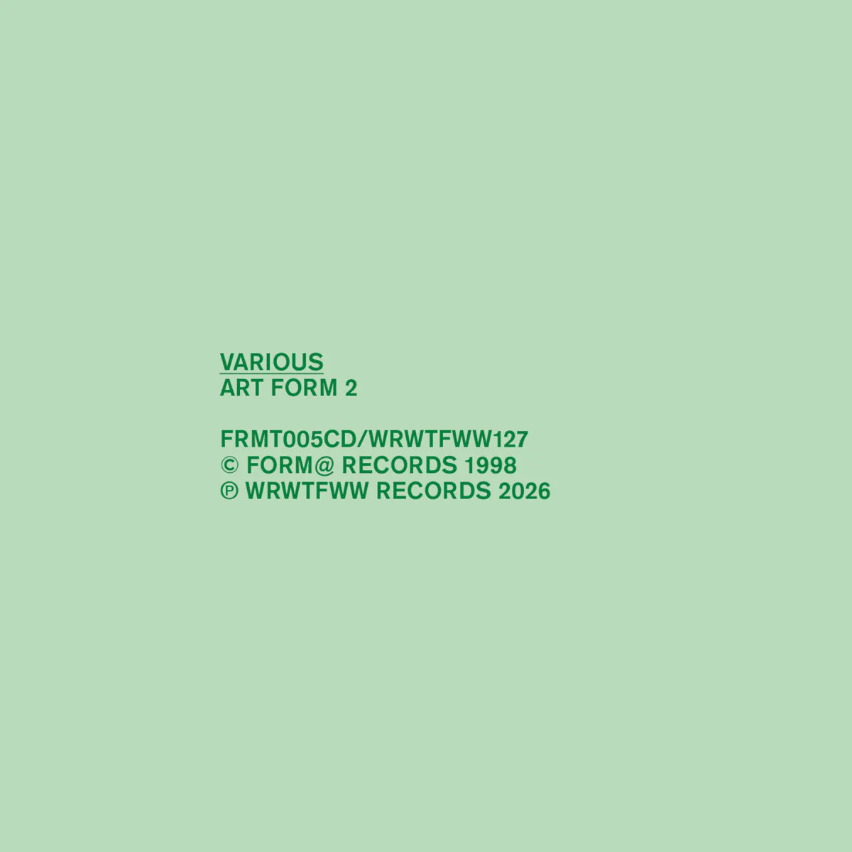 Art Form II